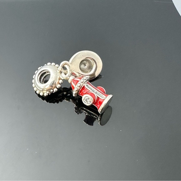 PANDORA Firefighter Dangle Charm Sterling Silver 925 Ale in a gift box #78 - Picture 4 of 8